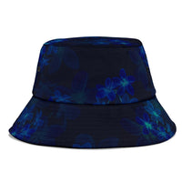 Guam Polynesian Bucket Hat - Blue Turtle Hibiscus - Polynesian Pride