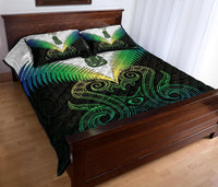 Maori Manaia New Zealand Quilt Bed Set Rasta - Polynesian Pride