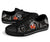 Tonga Polynesian Low Top Shoes - White Plumeria - Polynesian Pride