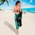 Turtle Hibiscus Polynesian Sarong Turquoise - Circle Style - Polynesian Pride