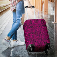 Polynesian Lauhala Mix Pink Luggage Covers - Polynesian Pride