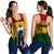Hawaii Kanaka Flag Polynesian Queen Lili'uokalani Women's Racerback Tank Red - Polynesian Pride