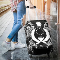 Pohnpei Polynesian Luggage Covers Map Black - Polynesian Pride