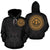 Polynesian All Over Hoodie Polynesian Face Tattoo 7 Unisex Black & GOLD - Polynesian Pride