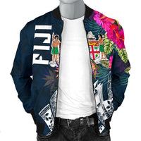 Fiji Men's Bomber Jacket - Fiji Summer Vibes - Polynesian Pride