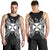 Wallis And Futuna Polynesian Men Tank Top Map Black - Polynesian Pride
