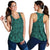Polynesian Lauhala Mix Turquoise Women's Racerback Tank Top - Polynesian Pride