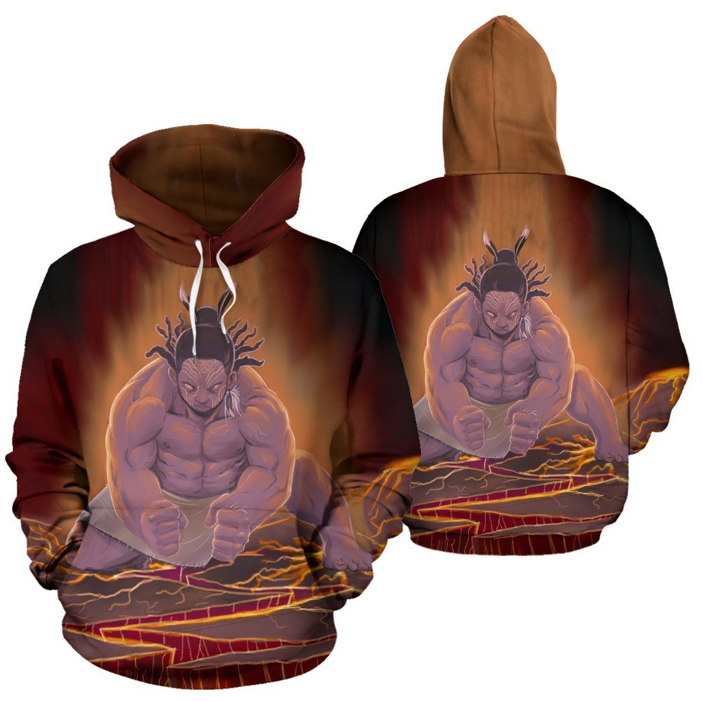 New Zealand Maori Ruaumoko God Hoodie - Polynesian Pride