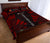 Papua New Guinea Quilt Bed Set - Papua New Guinea Coat Of Arms & Polynesian Red Tattoo Style - Polynesian Pride