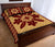 Hawaiian Quilt Pattern Plumeria Lovely Quilt Bed Set - Polynesian Pride