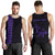 Hawaii Kakau Polynesian Hammerhead Shark Personalized Men's Tank Top - Purple Purple - Polynesian Pride