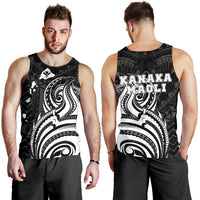 Kanaka Maoli Map Polynesian Tank Top White Art - Polynesian Pride