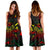Yap Polynesian Midi Dress - Turtle Hibiscus Reggae - Polynesian Pride