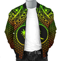 Polynesian Chuuk Personalised Men's Bomber Jacket - Reggae Vintage Polynesian Patterns - Polynesian Pride