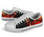 Tahiti Polynesian Low Top Shoe - Plumeria Flowers And Waves - Polynesian Pride