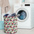 Tropical Palm Leaf White Hawaii Laundry Basket - Polynesian Pride