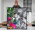 Chuuk Premium Quilt White - Turtle Plumeria Banana Leaf - Polynesian Pride