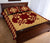 Hawaiian Quilt Pattern Palm Tree Girl Quilt Bed Set - Polynesian Pride