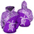 Tahiti Zip up Hoodie Tahiti Turtle Mermaid Polynesian Tattoo Purple Version Unisex Purple - Polynesian Pride