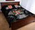 Fiji Polynesian Quilt Bed Set Hibiscus Gray - Polynesian Pride