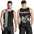 Hawaii Kakau Polynesian Anchor Map Men's Tank Top - White White - Polynesian Pride