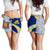 Tokelau Rugby All Over Print Women's Shorts Polynesian - Polynesian Pride