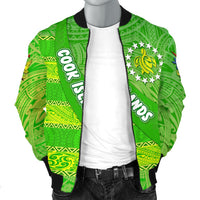 Cook Islands Men Bomber Jacket Polynesian Victorian Vibes - Polynesian Pride