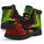 Vanuatu Leather Boots - Polynesian Reggae Chief Version - Polynesian Pride