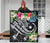 The Philippines Premium Quilt - Summer Plumeria (Black) - Polynesian Pride