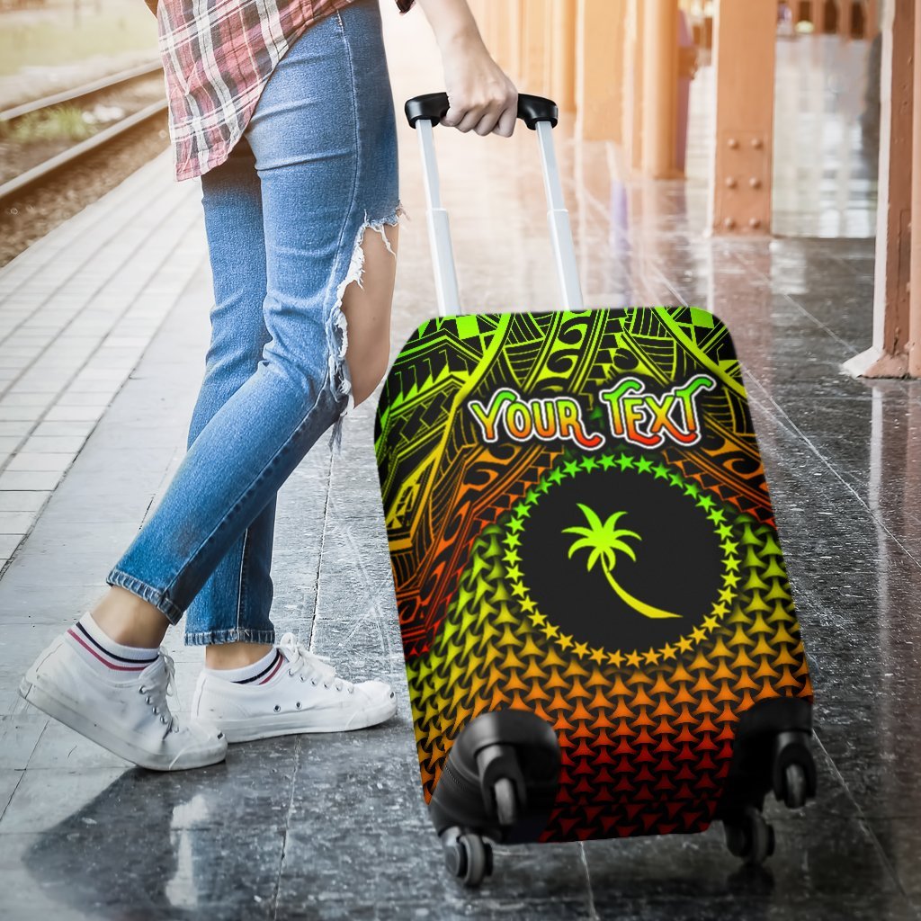 Polynesian Chuuk Personalised Luggage Covers - Reggae Vintage Polynesian Patterns - Polynesian Pride
