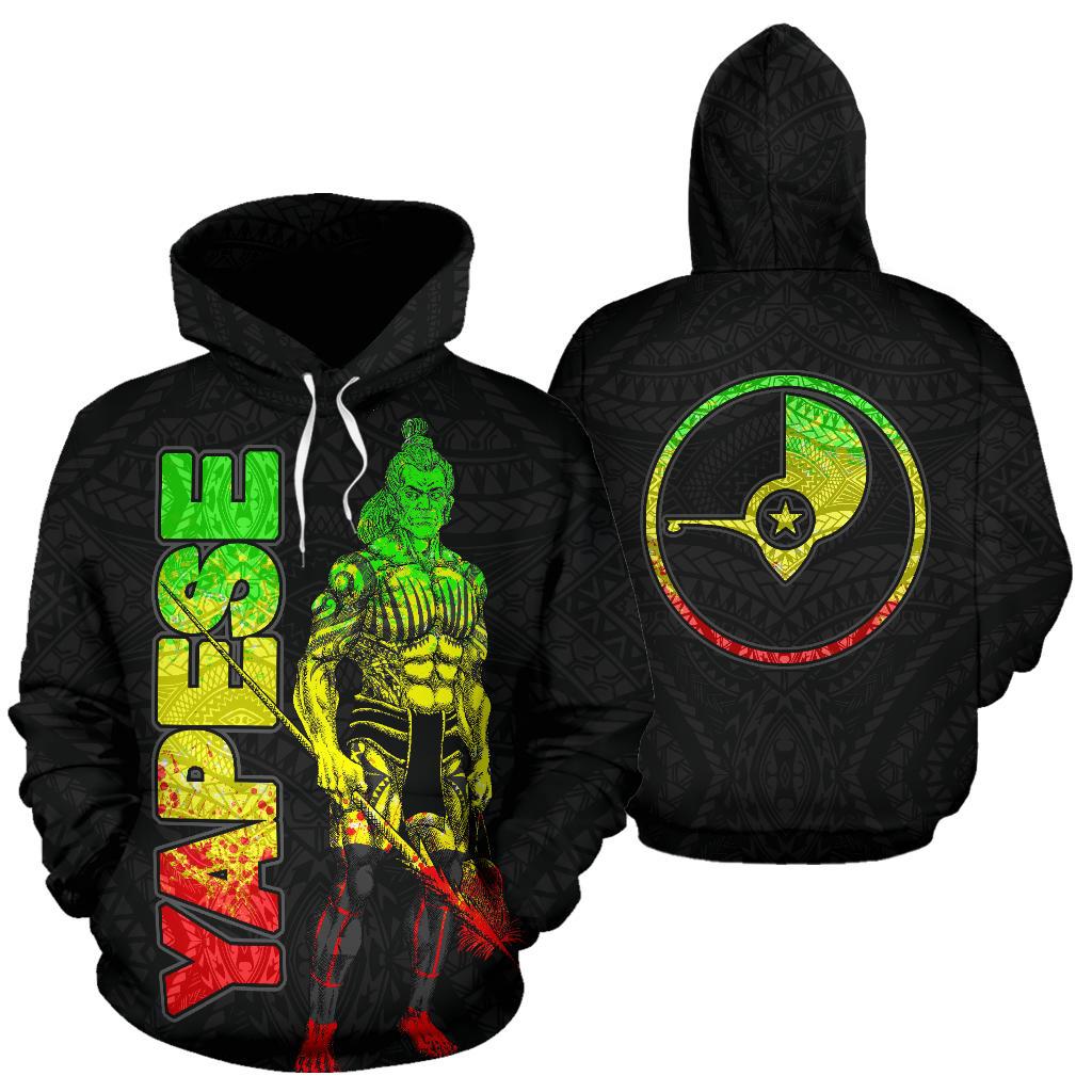 Yap Hoodie Micronesia Yapese Warrior Reggae Unisex Reggae - Polynesian Pride