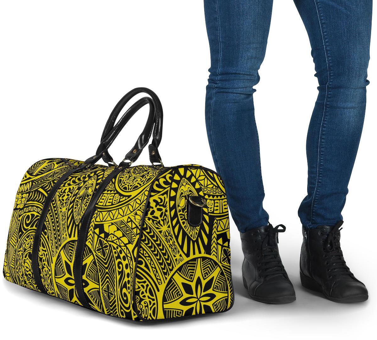 Polynesian Hawaiian Style Tribal Tattoo Violet Hawaii Travel Bag - Polynesian Pride