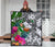 Pohnpei Premium Quilt White - Turtle Plumeria Banana Leaf - Polynesian Pride