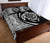 Hawaii Turtle Map Polynesian Quilt Bed Set - White - Circle Style - Polynesian Pride