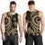 New Caledonia Men's Tank Top - Gold Tentacle Turtle - Polynesian Pride
