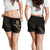 Tahiti Polynesian Custom Personalised Women's Short - Gold Tribal Wave - Polynesian Pride