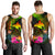 Papua New Guinea Polynesian Men's Tank Top - Hibiscus and Banana Leaves - Polynesian Pride
