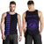 Hawaii Kakau Polynesian Coat Of Arms Personalized Men's Tank Top - Purple Purple - Polynesian Pride
