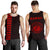 Hawaii Kakau Polynesian Coat Of Arms Men's Tank Top - Red Red - Polynesian Pride