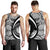 Hawaii White Polynesian Men's Tank Top - Circle Style White - Polynesian Pride