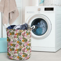 Tropical Pineaapple Hawaii Laundry Basket AH - Polynesian Pride