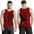 Hawaii Red Polynesian Men's Tank Top - Circle Style White - Polynesian Pride