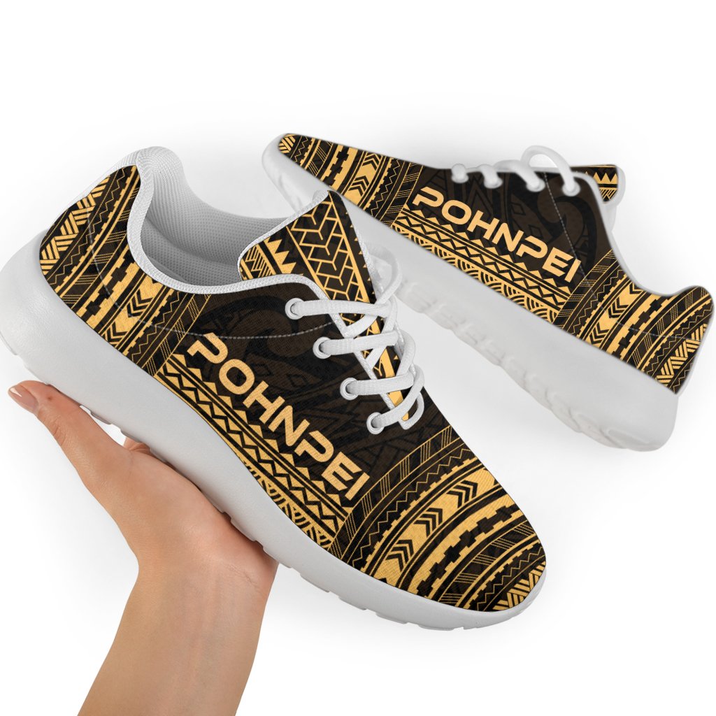 Pohnpei Sporty Sneakers - Polynesian Chief Gold Version - Polynesian Pride