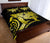 Hawaii Turtle Hibiscus Polynesian Vintage Quilt Bed Set - Yellow - Polynesian Pride