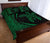 Hawaiian Polynesian Turtle Quilt Bed Set - Circle Style Green - Polynesian Pride