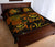Hawaii Turtle Ohana Hibiscus Poly Quilt Bed Set Yellow - Polynesian Pride
