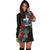 Samoa Hoodie Dress - Samoa Coat Of Arms Hibiscus - Polynesian Pride