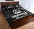 Vanuatu Polynesian Quilt Bed Set - White Tribal Wave - Polynesian Pride