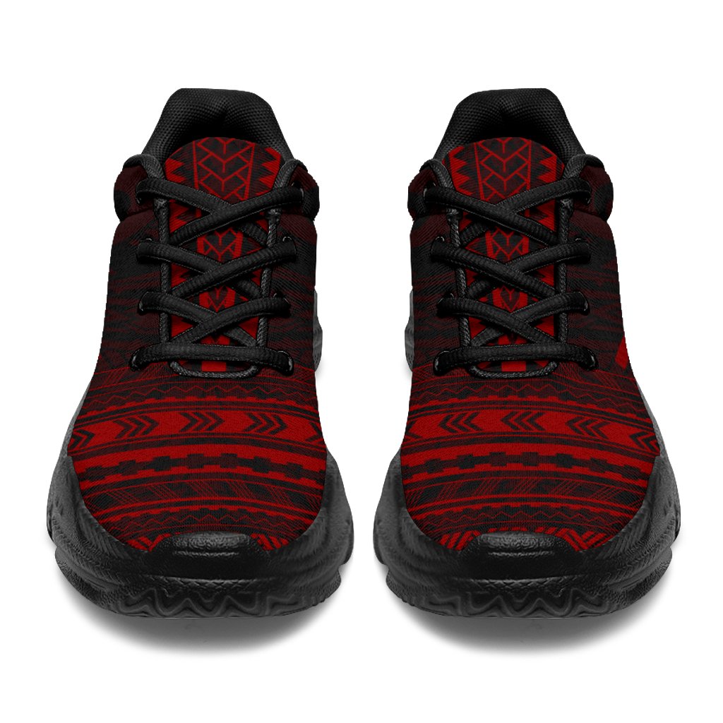 Tahiti Chunky Sneakers - Polynesian Chief Red Version - Polynesian Pride