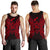 Guam Polynesian Men Tank Top Map Red - Polynesian Pride